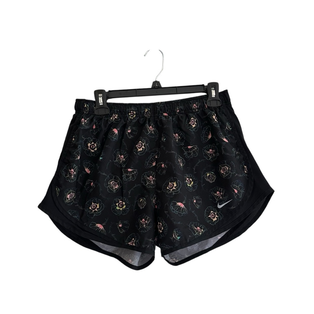 Nike Black Floral Dri-FIT Shorts
